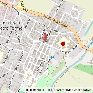 Mappa Via Francesco Alcarotti, 1, 40024 Castel San Pietro Terme, Bologna (Emilia Romagna)