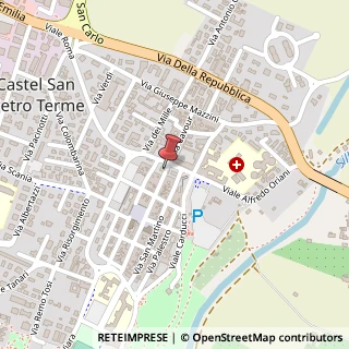 Mappa Via Giacomo Matteotti, 89, 40024 Castel San Pietro Terme, Bologna (Emilia Romagna)