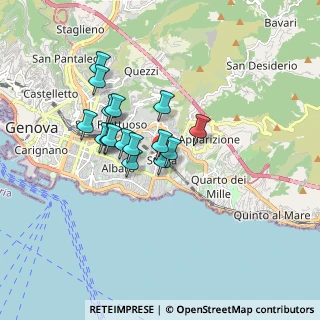 Mappa Via Eleonora Duse, 16147 Genova GE, Italia (1.3425)