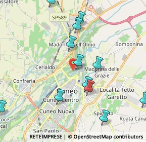 Mappa Via del Fontanone, 12100 Cuneo CN, Italia (2.30083)