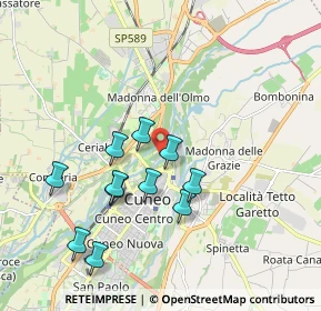 Mappa Via del Fontanone, 12100 Cuneo CN, Italia (1.79818)