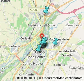 Mappa Via del Fontanone, 12100 Cuneo CN, Italia (0.96727)
