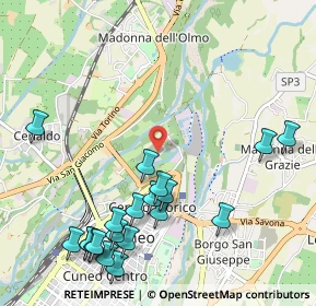 Mappa Via del Fontanone, 12100 Cuneo CN, Italia (1.304)