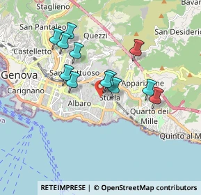 Mappa Viale Arezzo, 16146 Genova GE, Italia (1.545)