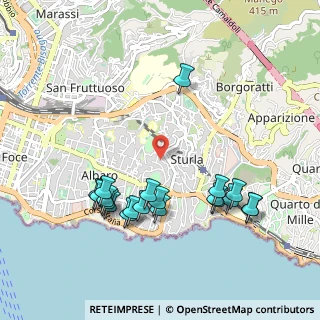 Mappa Via San Luca D'Albaro, 16146 Genova GE, Italia (1.065)