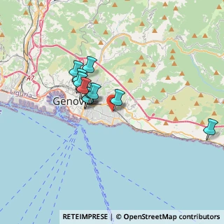 Mappa Via San Luca D'Albaro, 16146 Genova GE, Italia (3.94308)