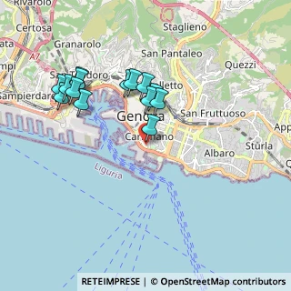 Mappa Via Tancredi Galimberti, 16128 Genova GE, Italia (1.84429)