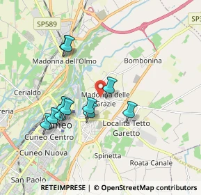 Mappa Via Monforte, 12100 Cuneo CN, Italia (1.70273)