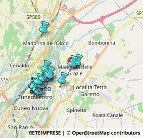 Mappa Via Monforte, 12100 Cuneo CN, Italia (1.9515)