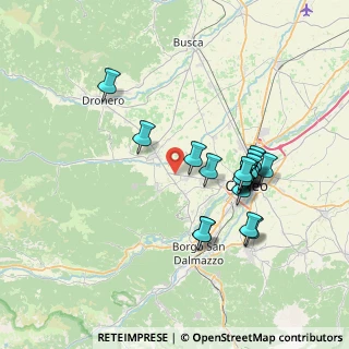 Mappa Via Cagnolo, 12010 Bernezzo CN, Italia (7.0515)