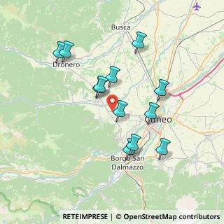 Mappa Via Cagnolo, 12010 Bernezzo CN, Italia (6.9225)