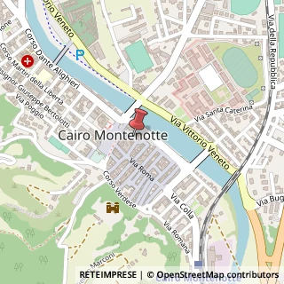 Mappa Via Gaspare Buffa,  6, 17014 Cairo Montenotte, Savona (Liguria)