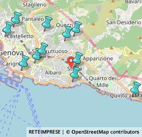 Mappa Via Angelo Orsini, 16147 Genova GE, Italia (2.28545)