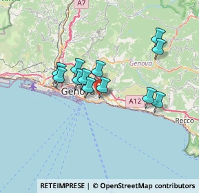 Mappa Via Angelo Orsini, 16147 Genova GE, Italia (5.81667)