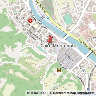 Mappa Via Fratelli Francia, 20, 17014 Cairo Montenotte, Savona (Liguria)