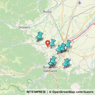 Mappa Via San Bernardo, 12010 Bernezzo CN, Italia (6.19)