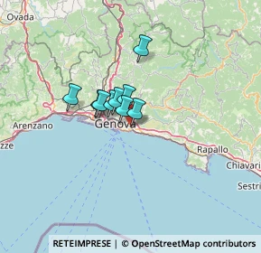 Mappa Via Guido Gozzano, 16131 Genova GE, Italia (15.95833)