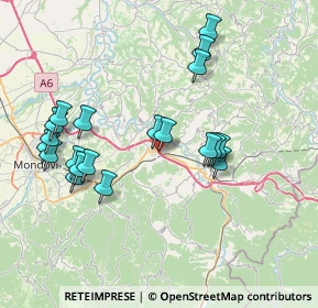 Mappa Via Autostrada, 12076 Lesegno CN, Italia (7.8935)