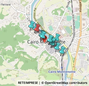 Mappa Via di Vittorio, 17014 Cairo Montenotte SV, Italia (0.22)