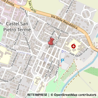Mappa Via Ugo Bassi, 13, 40024 Castel San Pietro Terme, Bologna (Emilia Romagna)