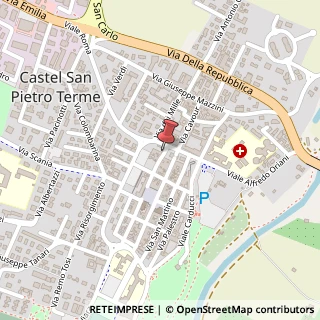Mappa Via Ugo Bassi, 1, 40024 Castel San Pietro Terme, Bologna (Emilia Romagna)