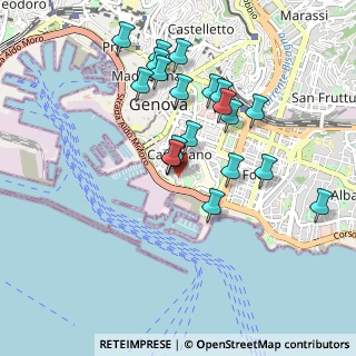 Mappa Poggio della Giovine Italia, 16128 Genova GE, Italia (0.8865)