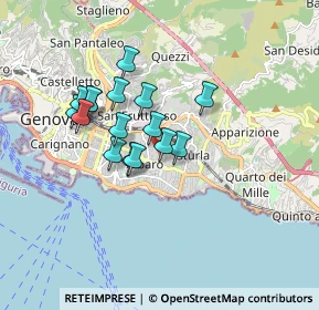 Mappa Via Flora, 16146 Genova GE, Italia (1.38063)