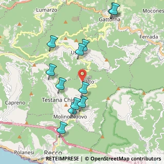 Mappa Via Romana, 16036 Uscio GE, Italia (2.08833)
