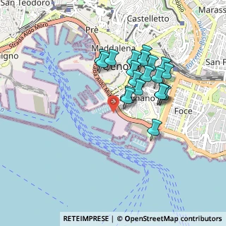 Mappa Via Molo Cagni, 16128 Genova GE, Italia (0.7905)