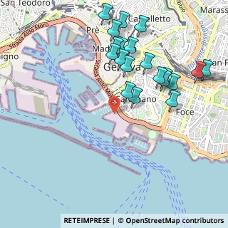 Mappa Via Molo Cagni, 16128 Genova GE, Italia (1.0875)