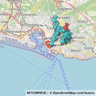 Mappa Via Molo Cagni, 16128 Genova GE, Italia (1.4655)