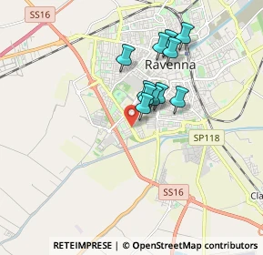 Mappa Via Alberti, 48124 Ravenna RA, Italia (1.37818)