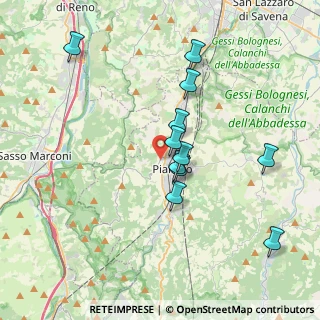 Mappa Via del Sasso, 40065 Pianoro BO, Italia (3.48455)