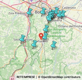 Mappa Via del Sasso, 40065 Pianoro BO, Italia (7.56625)