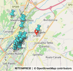 Mappa Via Michele Tonello, 12100 Cuneo CN, Italia (2.201)