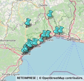 Mappa Strada Vicinale Chiappino, 16016 Cogoleto GE, Italia (11.511)