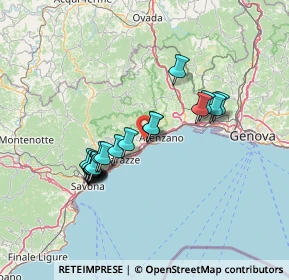 Mappa Strada Vicinale Chiappino, 16016 Cogoleto GE, Italia (12.574)