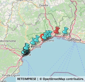 Mappa Strada Vicinale Chiappino, 16016 Cogoleto GE, Italia (12.5825)