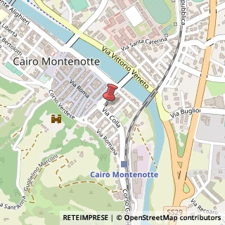 Mappa Via Andrea Colla, 7, 17014 Cairo Montenotte, Savona (Liguria)