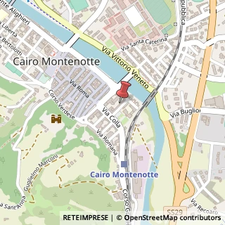 Mappa Via Salvador Allende, 29, 17014 Cairo Montenotte, Savona (Liguria)