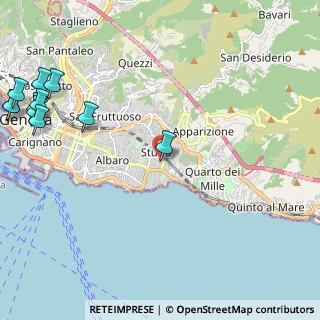 Mappa Via Stefano Castagnola, 16147 Genova GE, Italia (3.33727)
