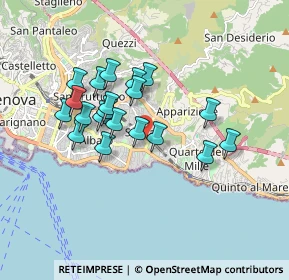 Mappa Via Stefano Castagnola, 16147 Genova GE, Italia (1.4925)