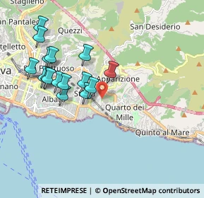 Mappa Via Angelo Sciaccaluga, 16147 Genova GE, Italia (1.9175)