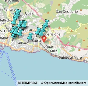 Mappa Via Angelo Sciaccaluga, 16147 Genova GE, Italia (2.319)