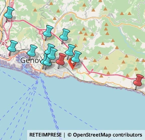Mappa Via Angelo Sciaccaluga, 16147 Genova GE, Italia (3.85077)