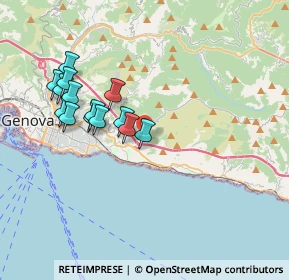 Mappa Via Palmiro Togliatti, 16166 Genova GE, Italia (3.52286)