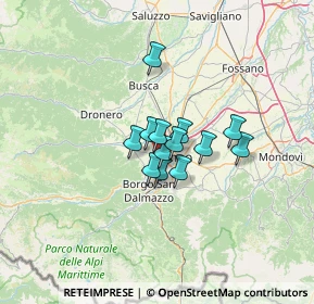 Mappa Via Cascine Barca, 12100 Cuneo CN, Italia (7.50077)