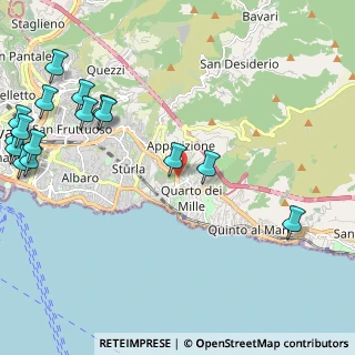 Mappa Via dello Zucco, 16147 Genova GE, Italia (3.08313)