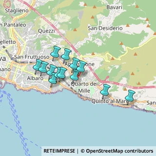 Mappa Via dello Zucco, 16147 Genova GE, Italia (1.45077)