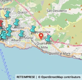 Mappa Via dello Zucco, 16147 Genova GE, Italia (3.11385)
